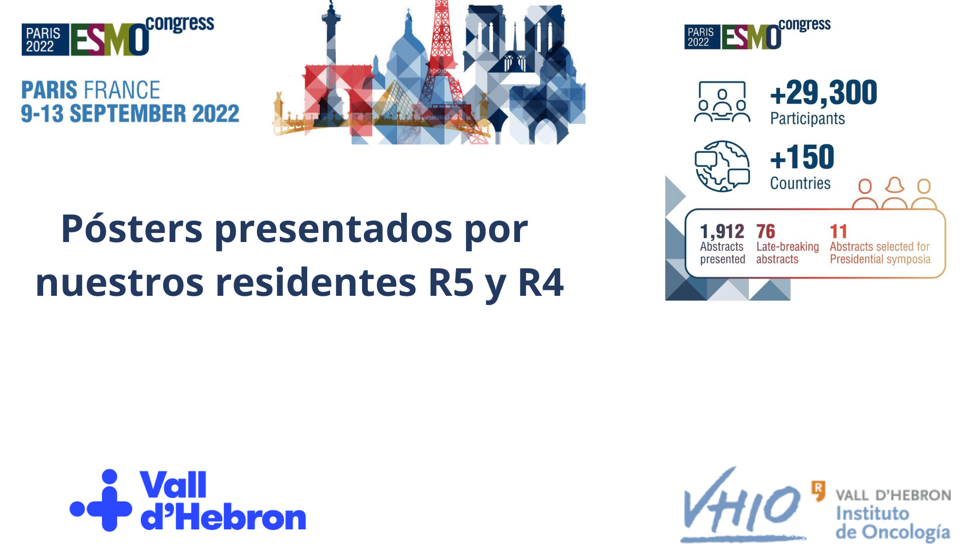 Posters presentados por los R5 en el Congreso Europeo