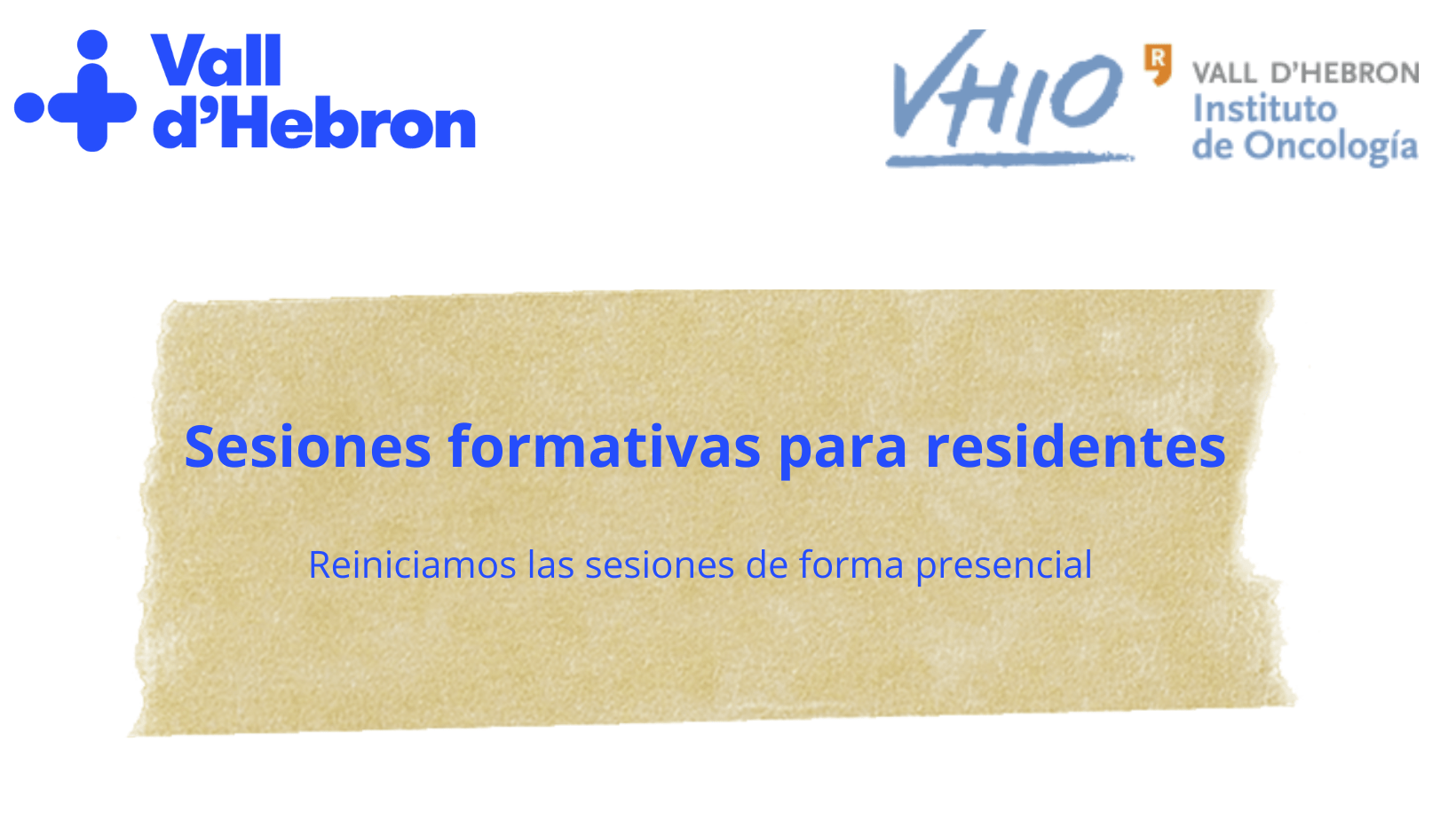 sesiones formación de residentes de oncología